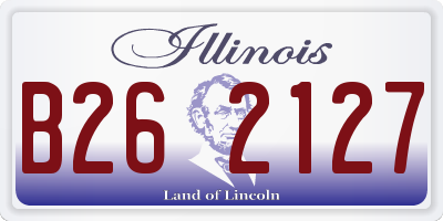 IL license plate B262127
