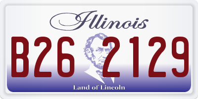 IL license plate B262129