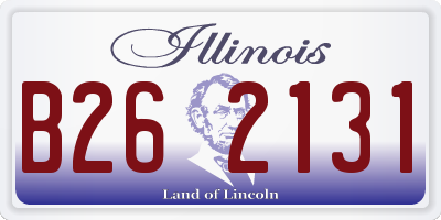IL license plate B262131