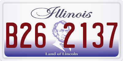 IL license plate B262137