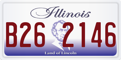 IL license plate B262146
