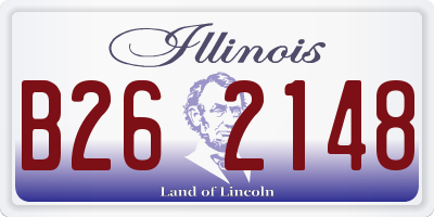 IL license plate B262148