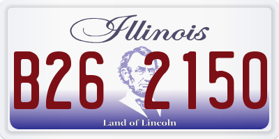 IL license plate B262150