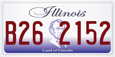 IL license plate B262152