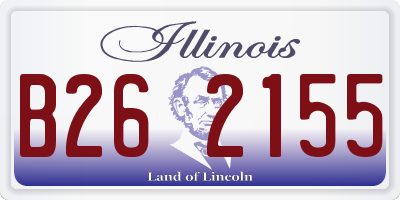 IL license plate B262155