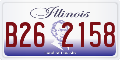 IL license plate B262158