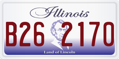 IL license plate B262170