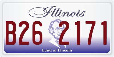 IL license plate B262171