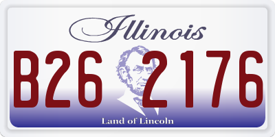 IL license plate B262176