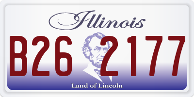 IL license plate B262177