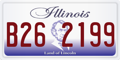 IL license plate B262199