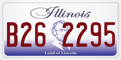 IL license plate B262295