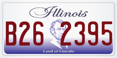 IL license plate B262395