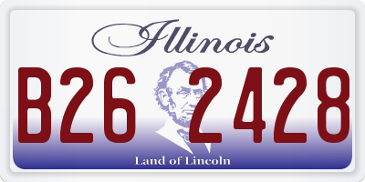IL license plate B262428