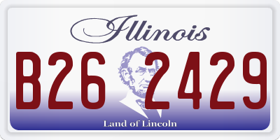 IL license plate B262429