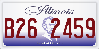 IL license plate B262459