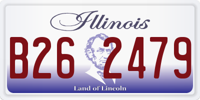 IL license plate B262479