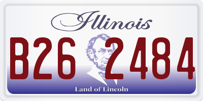 IL license plate B262484