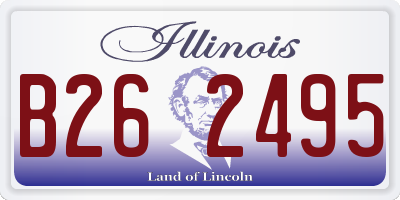 IL license plate B262495
