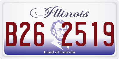 IL license plate B262519