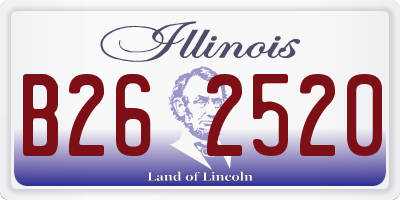 IL license plate B262520