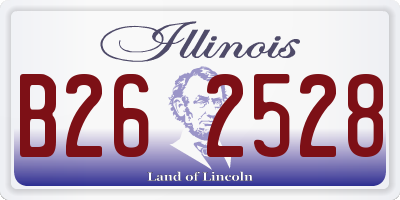 IL license plate B262528