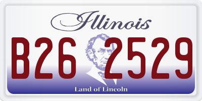 IL license plate B262529
