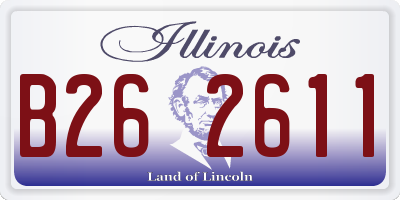 IL license plate B262611