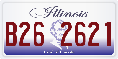 IL license plate B262621