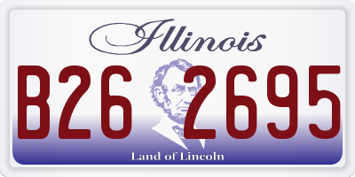 IL license plate B262695