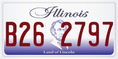 IL license plate B262797