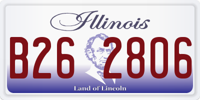 IL license plate B262806