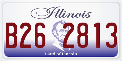 IL license plate B262813