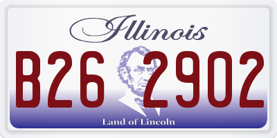 IL license plate B262902