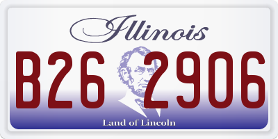IL license plate B262906