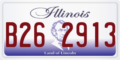 IL license plate B262913