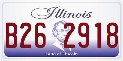 IL license plate B262918