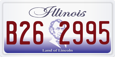 IL license plate B262995
