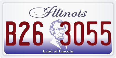 IL license plate B263055