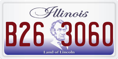 IL license plate B263060