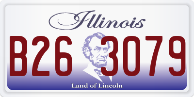 IL license plate B263079