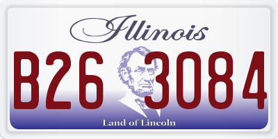 IL license plate B263084