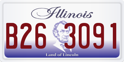 IL license plate B263091