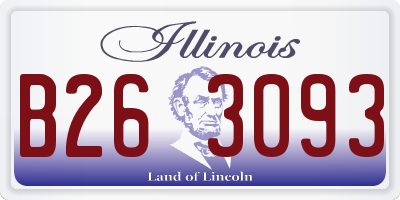 IL license plate B263093
