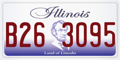IL license plate B263095