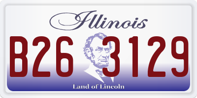 IL license plate B263129