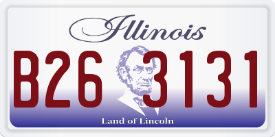 IL license plate B263131