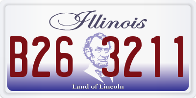 IL license plate B263211