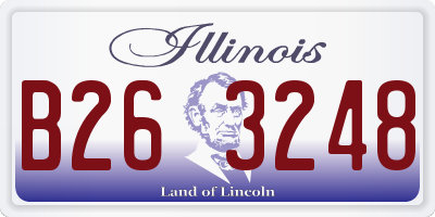 IL license plate B263248
