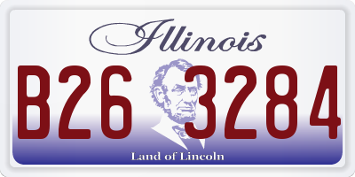 IL license plate B263284